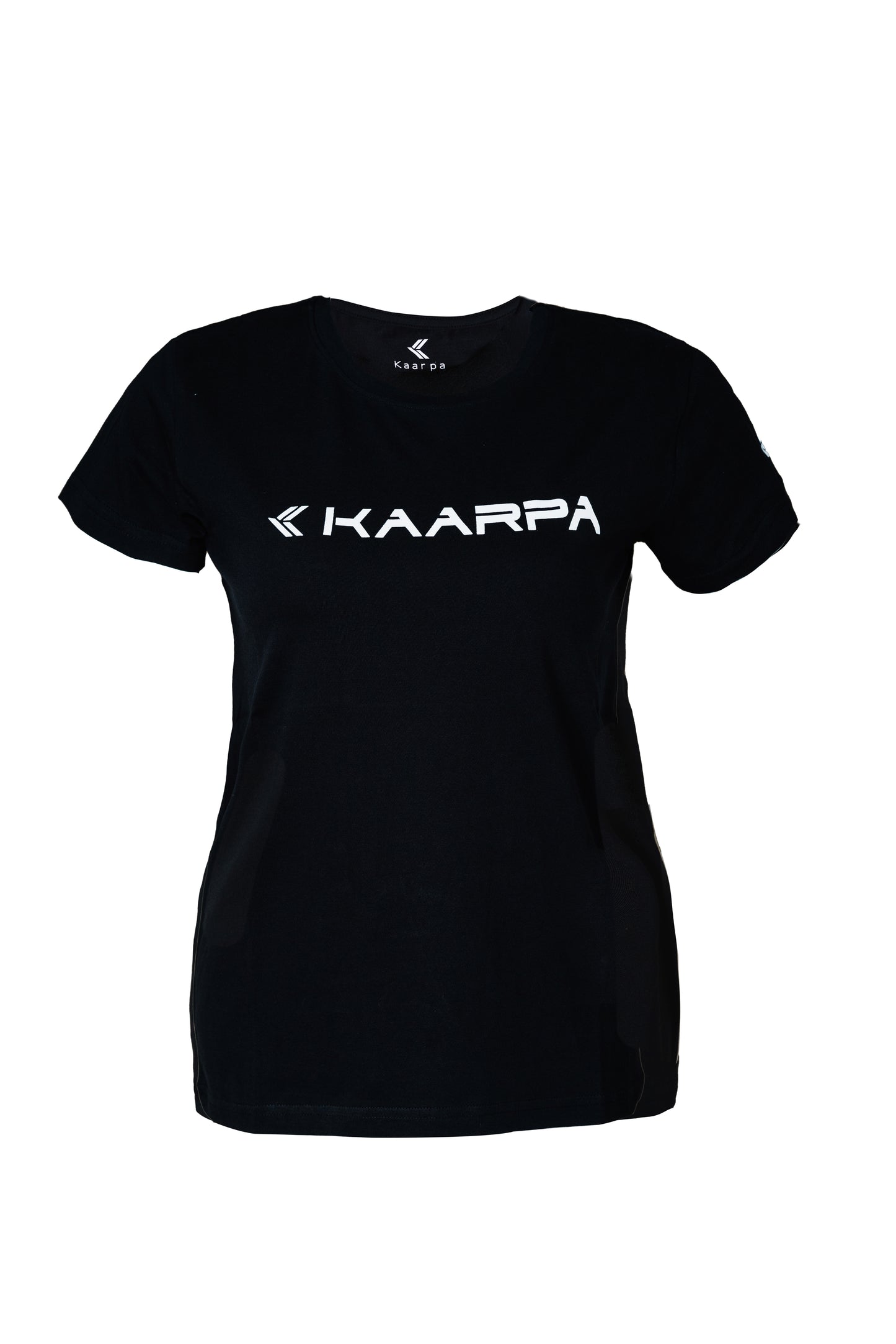 WOMEN'S DARK BLACK T-SHIRT